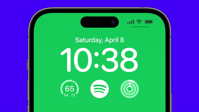 Spotify Gets iPhone Lock Screen Widget