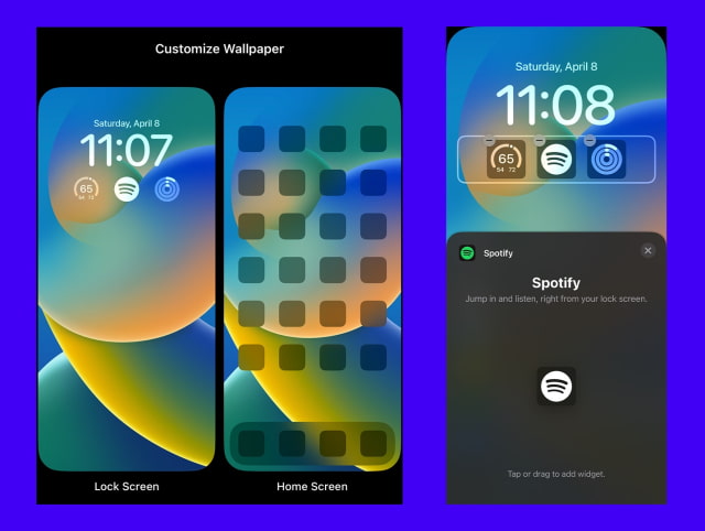 Spotify Gets iPhone Lock Screen Widget