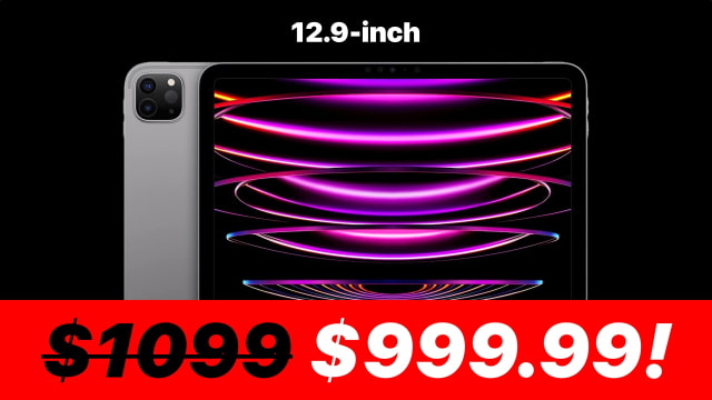 Apple 12.9-inch M2 iPad Pro on Sale for $999.99 [Deal]