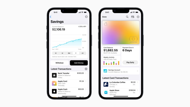 Apple Launches Apple Card High-Yield Savings Account
