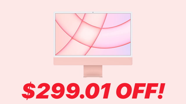 Apple M1 iMac (8-core) On Sale for $299.01 Off [Lowest Price Ever]