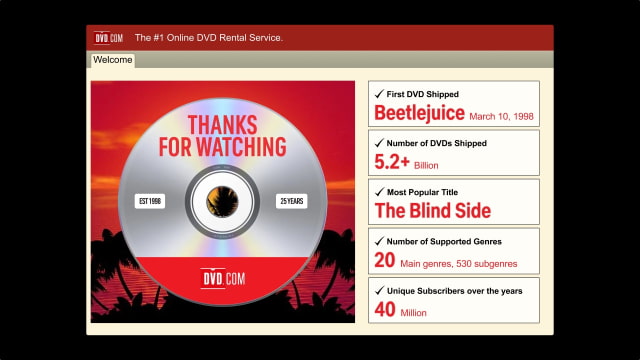 Netflix Announces End of DVD-by-mail Rental Service