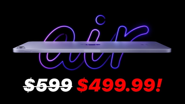 New iPad Air Back On Sale for $499.99 [Deal] - Vimarsana News