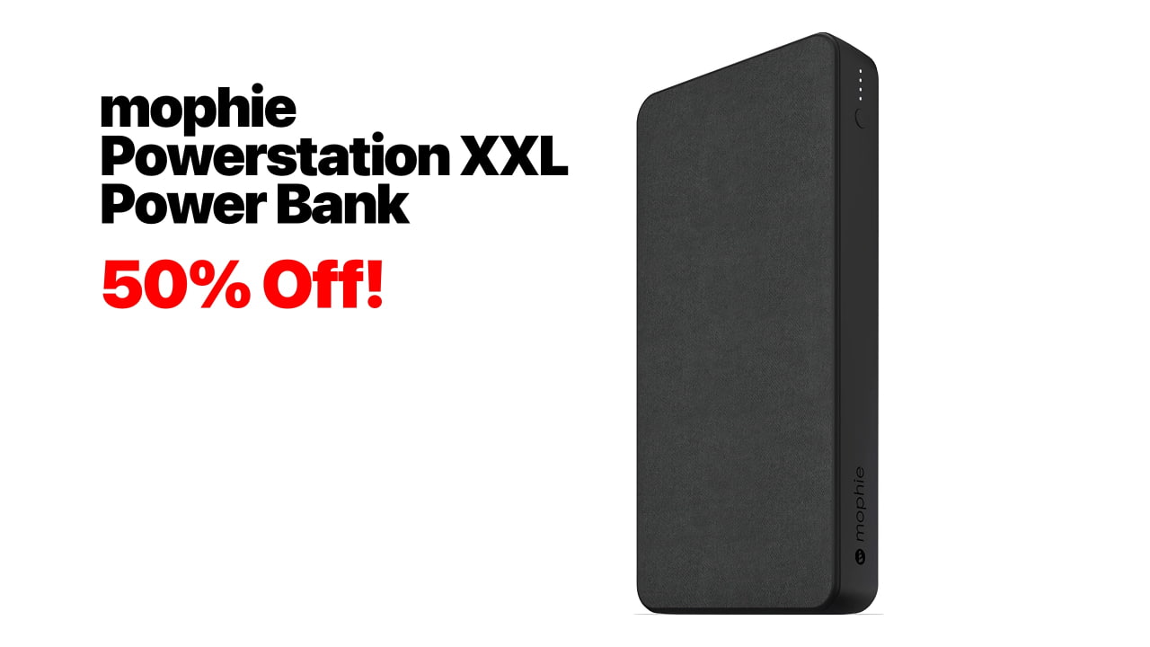 Mophie Powerstation XXL Power Bank On Sale for 50% Off [Deal] - iClarified