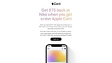 Apple Card Promo Offers Users 6% Daily Cash on Nike Purchases