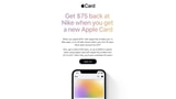 Apple Card Promo Offers Users 6% Daily Cash on Nike Purchases