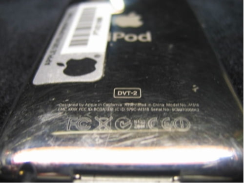 Dois prototipos de iPod Touch (com camera) a venda no eBay