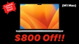 Apple 16-inch M1 Max MacBook Pro (32GB RAM, 1TB SSD) On Sale for $800 Off [Deal]