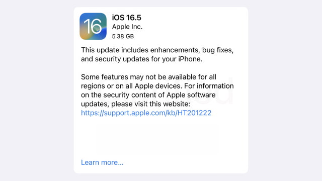 iOS 16.5 Release Notes