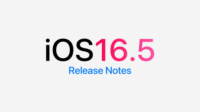 iOS 16.5 Release Notes
