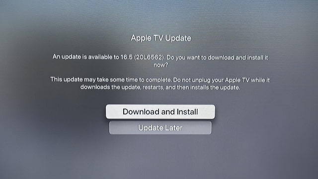 Apple Seeds tvOS 16.5 Release Candidate to Developers [Download]