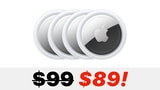 Apple AirTag Tracker 4-Pack On Sale for $89 [Deal]