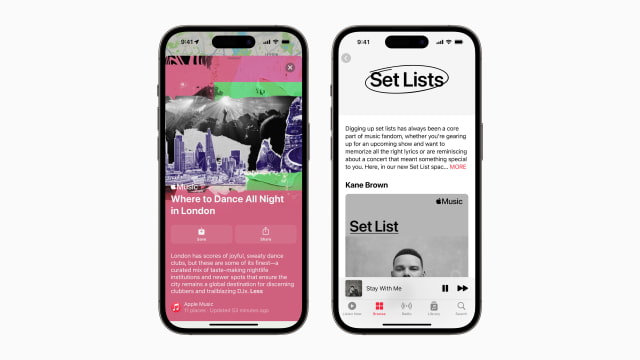 Apple Launches Concert Discovery Features on Apple Music and Apple Maps