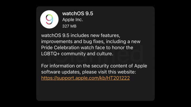Apple Releases watchOS 9.5 for Apple Watch [Download]