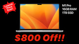 Apple 16-inch M1 Pro MacBook Pro On Sale for $800 Off [Deal]