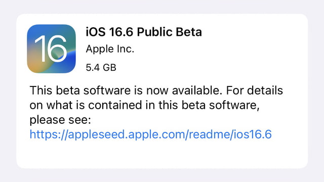 Apple Releases First Public Beta of iOS 16.6 and iPadOS 16.6 [Download] - Vimarsana News