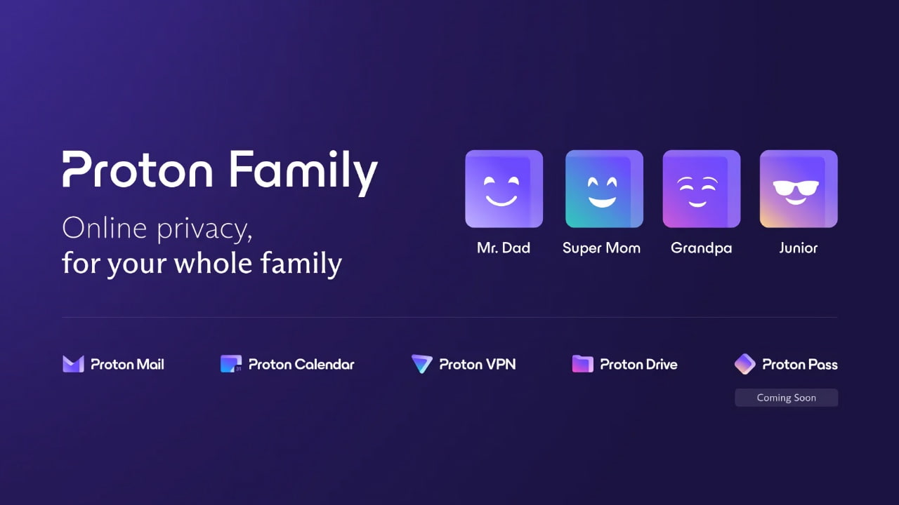 Proton Introduces Family Plan That Includes Private Mail, Drive, VPN,  Calendar, Pass - iClarified