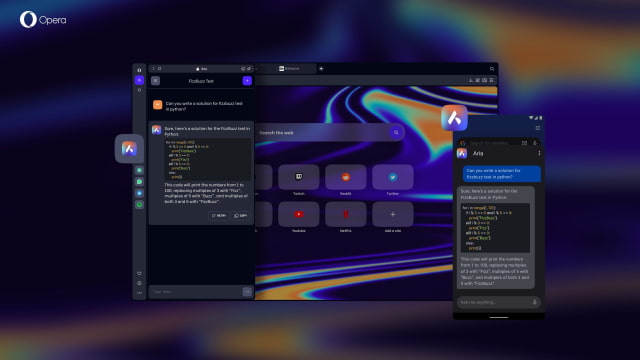 Opera Integrates &#039;Aria&#039; AI Into Browser