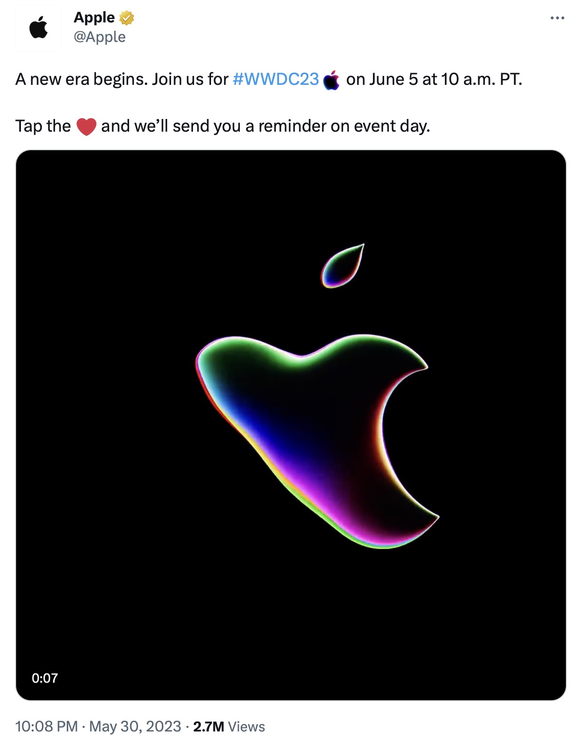Apple Teases Start of &#039;New Era&#039; Ahead of WWDC 2023