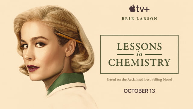 Apple to Premiere &#039;Lessons in Chemistry&#039; Starring Brie Larson on October 13