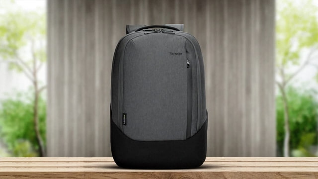 Targus Cypress Find My Backpack – Apple Find My Compatible, 15.6" Laptop Compartment, EcoSmart Recycled Materials