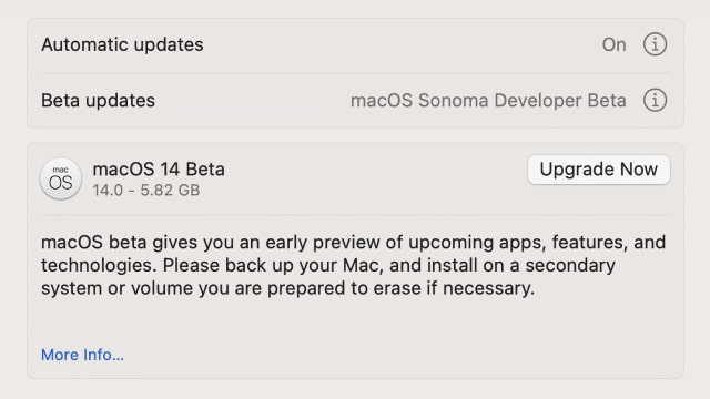 Apple Releases macOS Sonoma 14 Beta [Download]