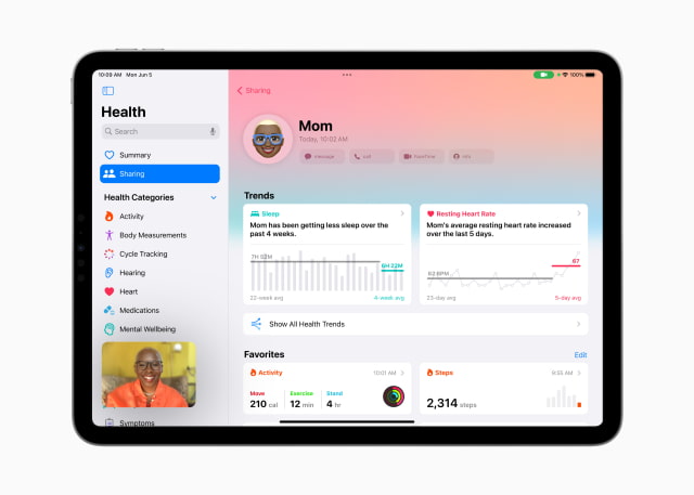 Apple Highlights New Health Features for iOS 17, iPadOS 17, watchOS 10