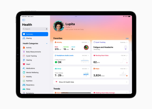 Apple Highlights New Health Features for iOS 17, iPadOS 17, watchOS 10