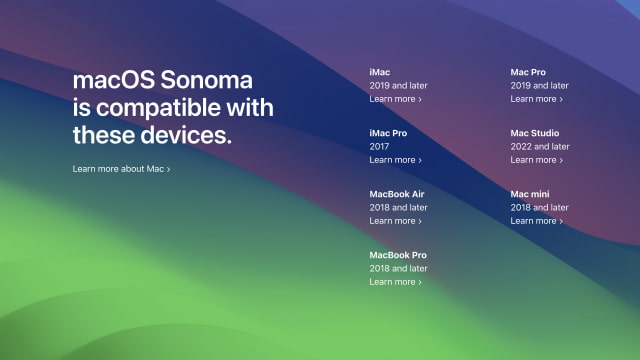 macOS Sonoma Compatibility