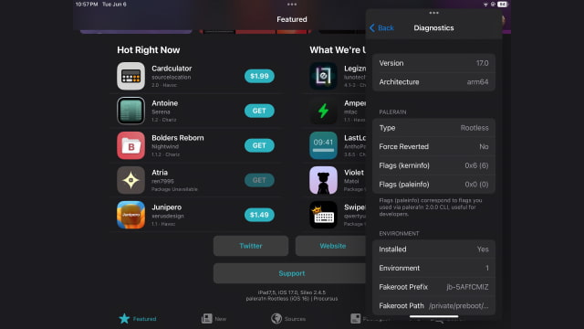 Palera1n Team Announces Successful Jailbreak of iPadOS 17 Beta