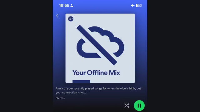 Spotify is Tested an &#039;Offline Mix&#039; Feature
