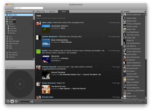 Spotify Adds Social Features, Music Library Import