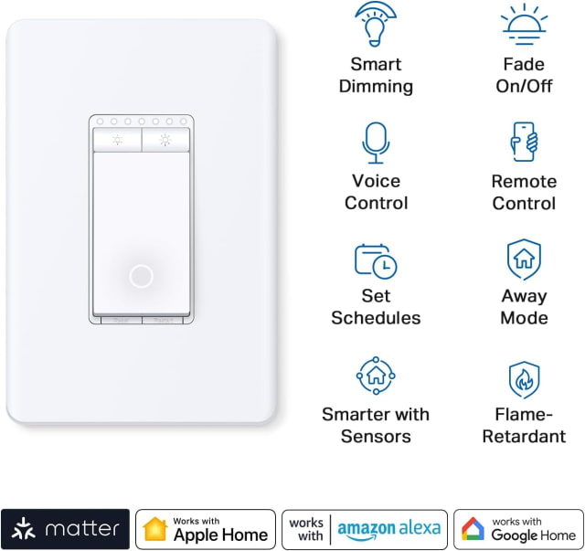 TP-Link&#039;s First Matter Smart Light Switch and Smart Dimmer Switch Now Available