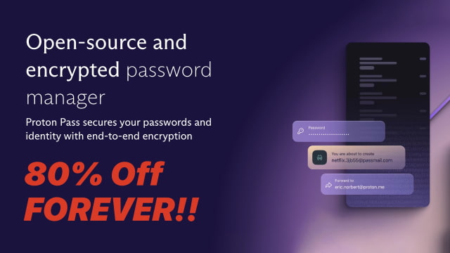 Save 80% Off &#039;Proton Pass Plus&#039; Password Manager Forever! [Limited Time Deal]