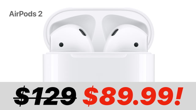 Apple AirPods 2 On Sale for $89.99 [Prime Day Deal]