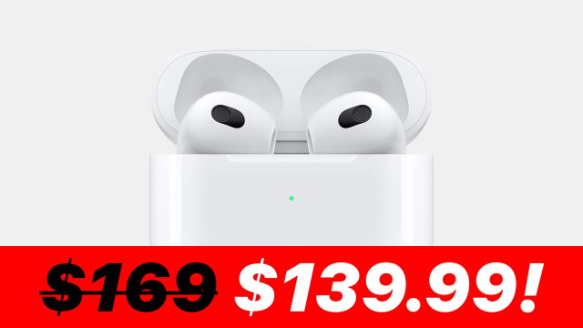 Apple AirPods 3 On Sale for $139.99 [Prime Day Deal]