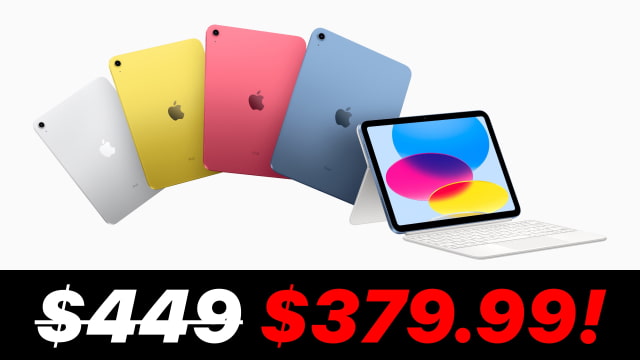 Apple iPad 10 On Sale for $379.99 [Prime Day Deal]