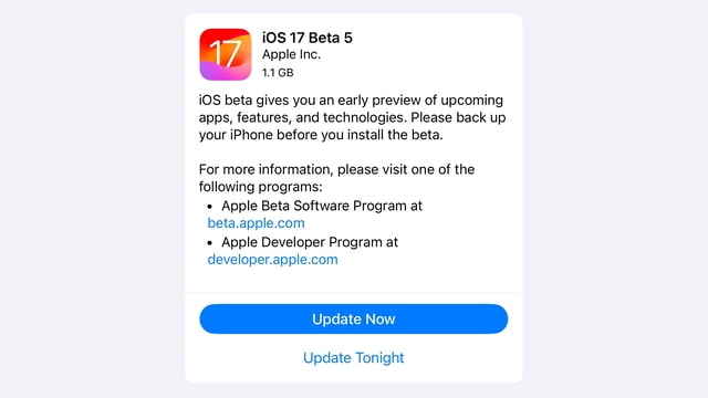 Apple Releases iOS 17 Beta 5 and iPadOS 17 Beta 5 [Download] - Vimarsana News