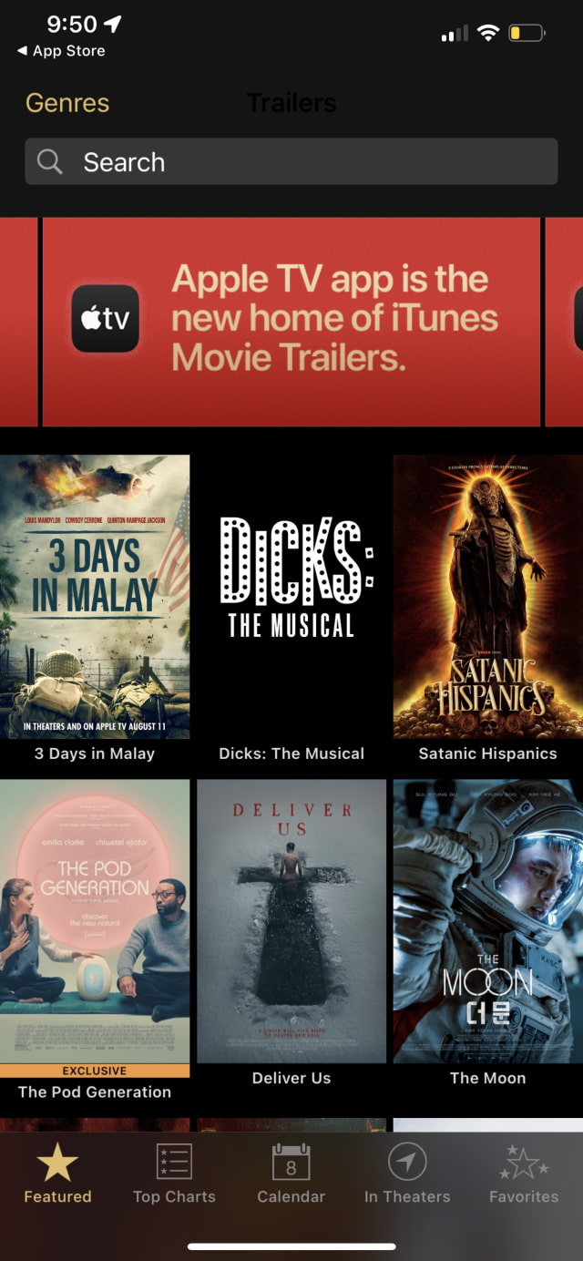 Apple May Soon Discontinue Its &#039;iTunes Movie Trailers&#039; App