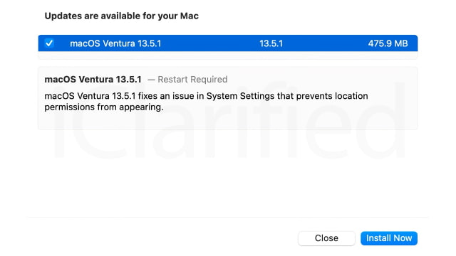 Apple Releases macOS Ventura 13.5.1 [Download]