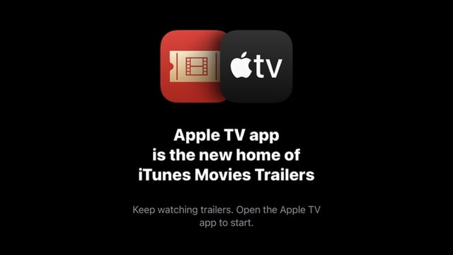 Apple Officially Kills iTunes Movie Trailers App - Vimarsana News