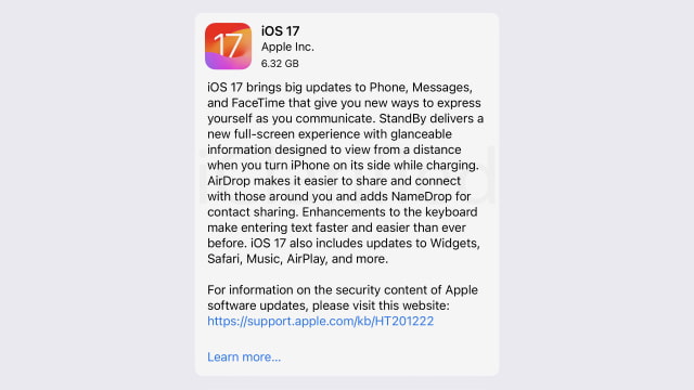 Apple Releases iOS 17 and iPadOS 17 [Download]