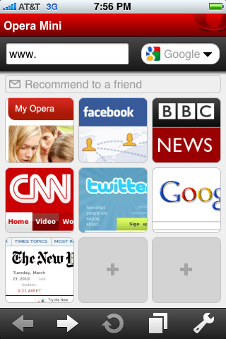 Opera Mini Web Browser for iPhone Gets First Update