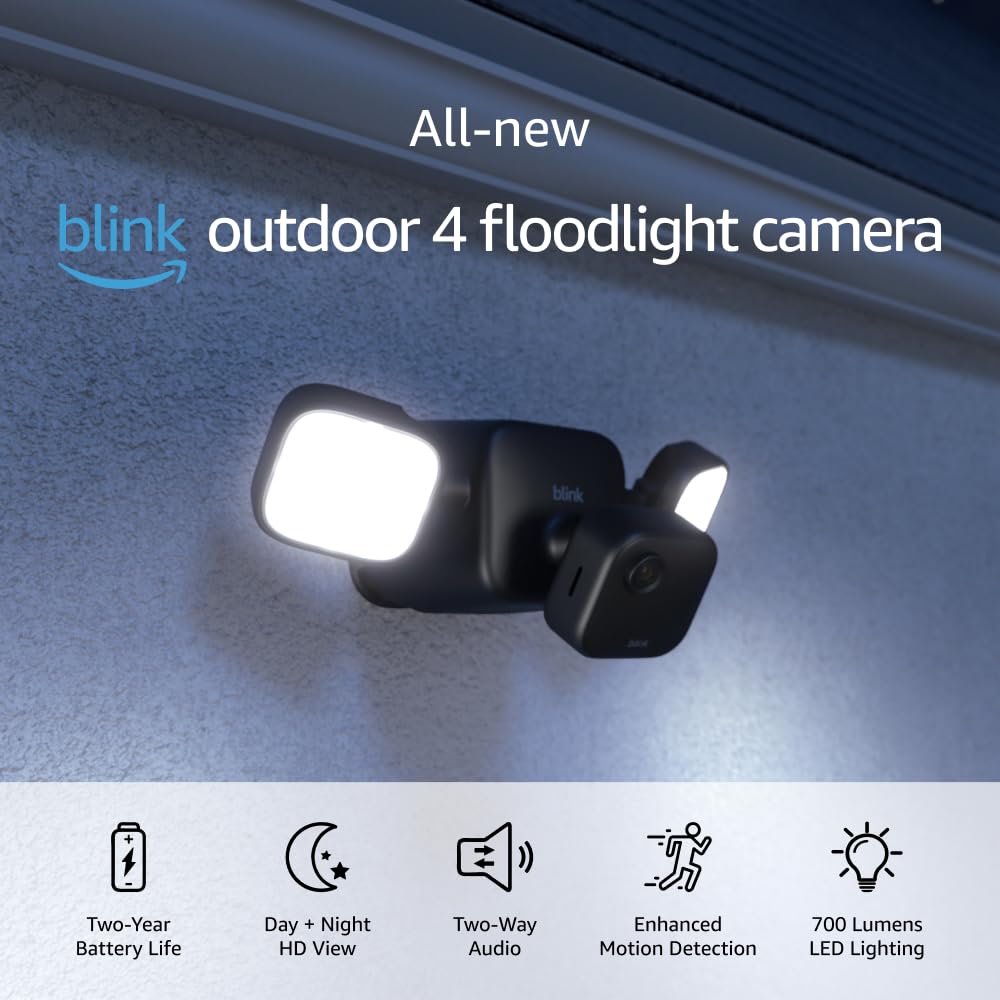 Blink Launches New Outdoor 4 Floodlight Camera, Sync Module Pro, Battery Extension Pack