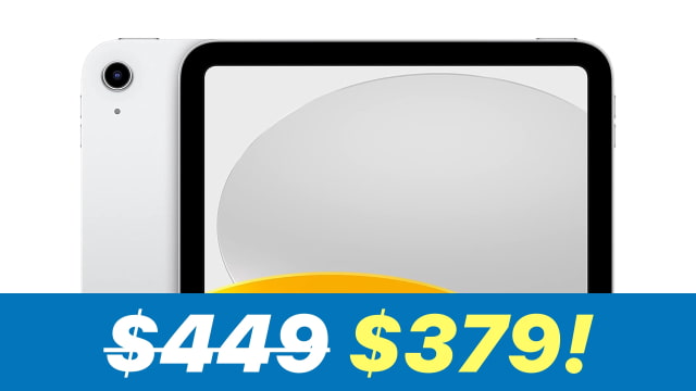 Apple iPad 10 On Sale for $379 [Lowest Price Ever]