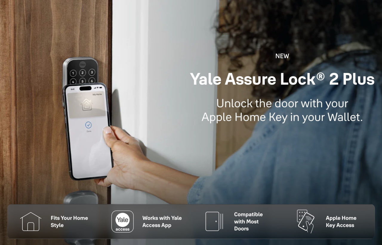 Yale Launches 'Assure Lock 2 Touch' and 'Assure Lock 2 Plus' With Apple