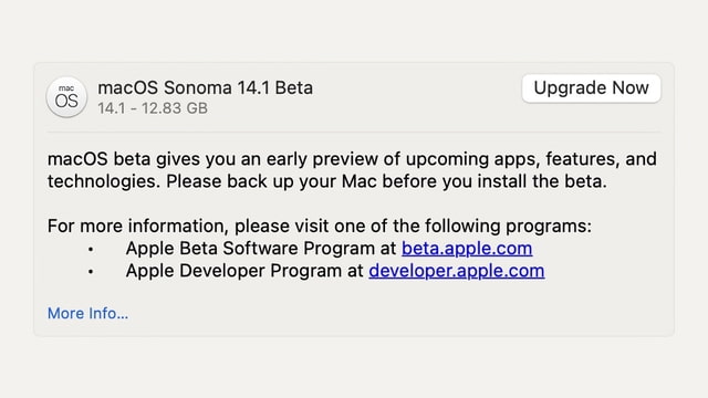 Apple Releases macOS Sonoma 14.1 Beta to Public Testers - Vimarsana News