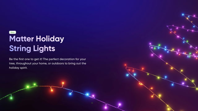 Nanoleaf Launches New Matter Smart Holiday String Lights