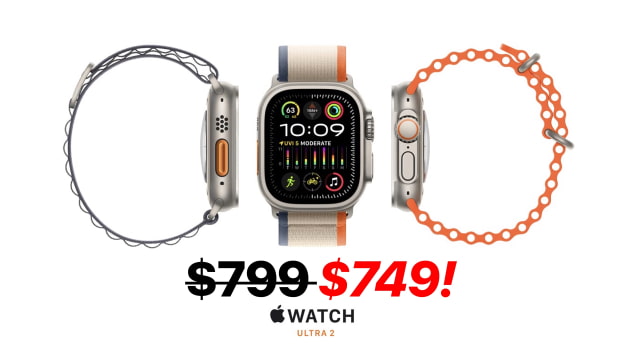 Apple Watch Ultra 2 On Sale for $50 Off [Lowest Price Ever]