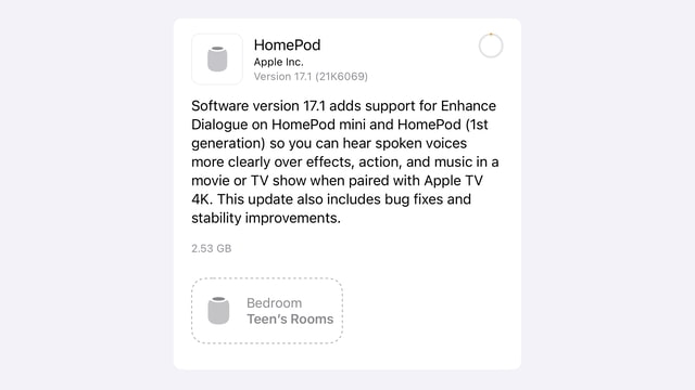 HomePod Software 17.1 RC Brings Enhance Dialogue Feature to HomePod 1, HomePod mini - Vimarsana News